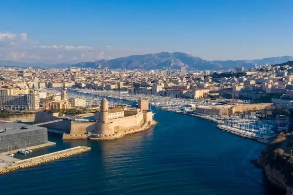 Lägenhet Captain'S Cabin Spectacular View On Old Port *Aircon Marseille Frankrike
